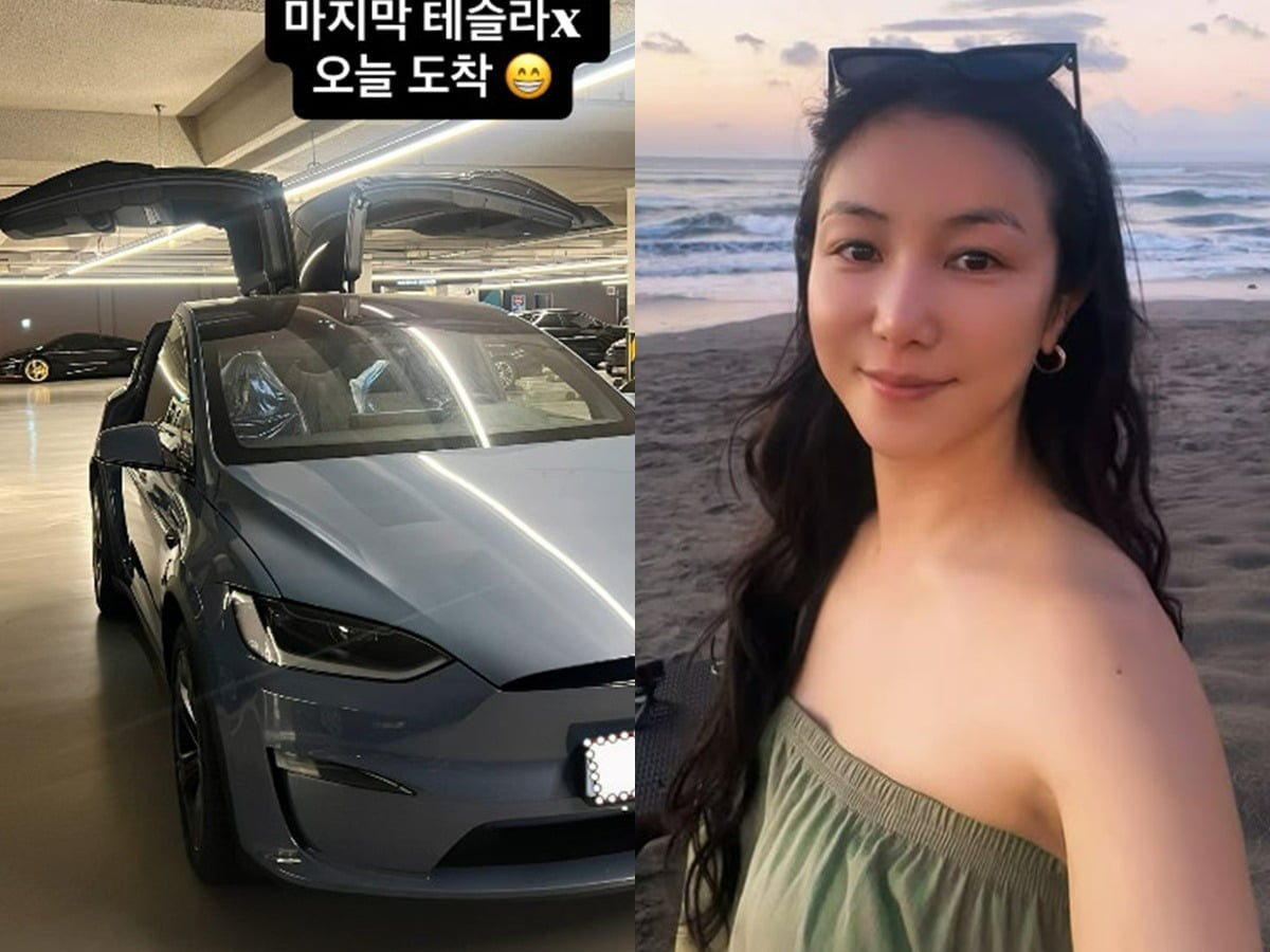 배우 김옥빈이 신차 구매를 인증했다. / 사진=김옥빈 SNS