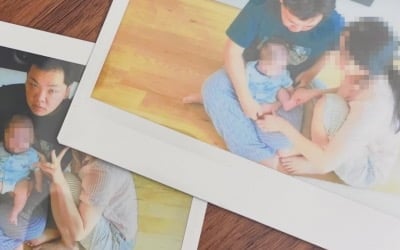 "눈 좀 예쁘게 떠주세요"…'초보아빠' 곽튜브, 생후 3개월 아들 품에 안고 '긴장 가득' 눈빛 발사