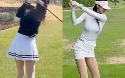 '♥마동석' 예정화, 초미니 골프웨어 입고 뽐낸 피트니스 모델의 '명품 각선미'