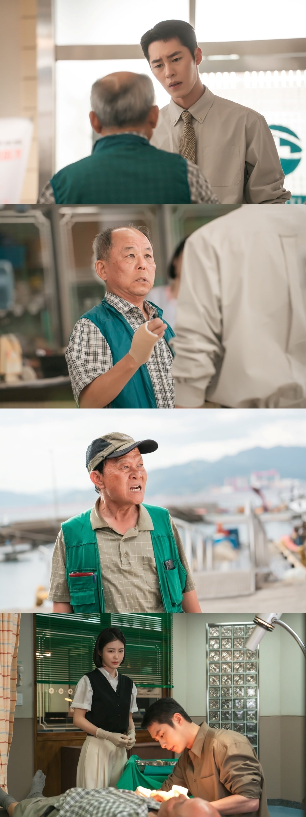 '닥터 섬보이' 이재욱과 신예은이 응급 상황을 마주한다./사진제공=ENA
