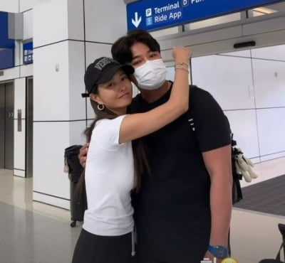 추신수♥하원미, 결혼 23년차 안 믿기는 깨소금…"같이 있고 싶어 힝"