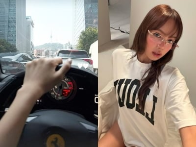 블랙핑크 리사, 재력 안 숨긴다…억대 차량 직접 운전 후 나들이