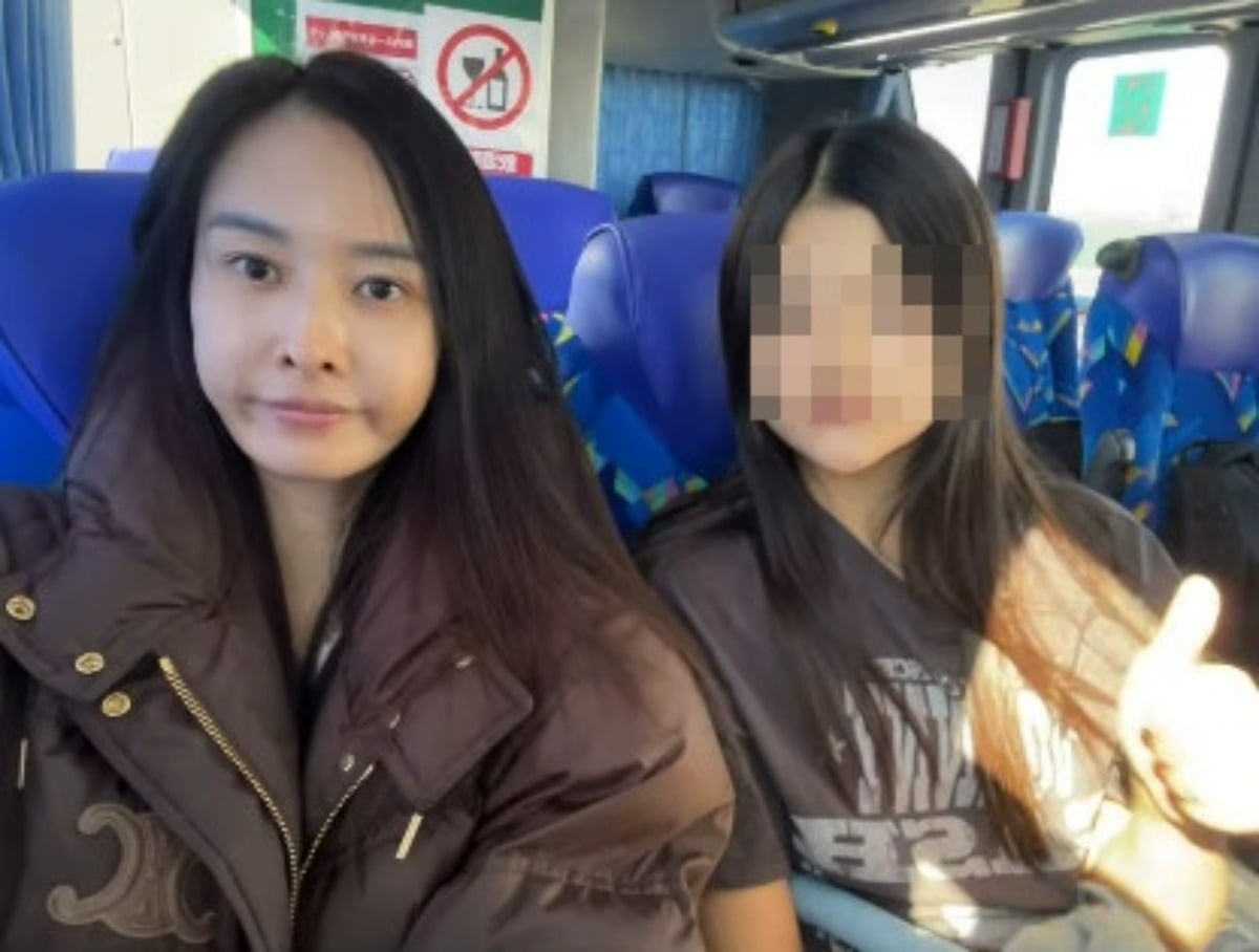 하원미가 지난해 딸과 함께 여행을 떠나고 있는 모습. / 사진=하원미 SNS
