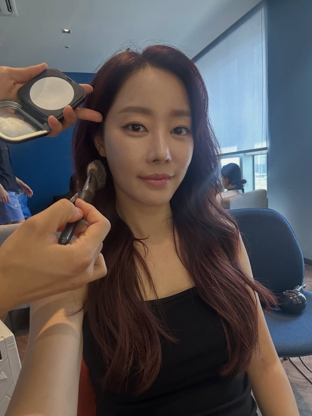 고우리가 촬영 현장 사진을 공개했다. / 사진=고우리 SNS