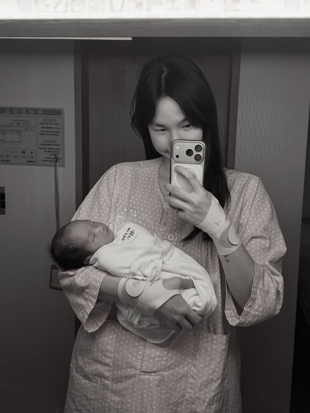 모델 진정선이 엄마가 됐다./사진=진정선 SNS