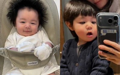 사자머리는 여전하네…심형탁 子, 벌써 이렇게 컸나 "감탄만 나오는 인형 비주얼"