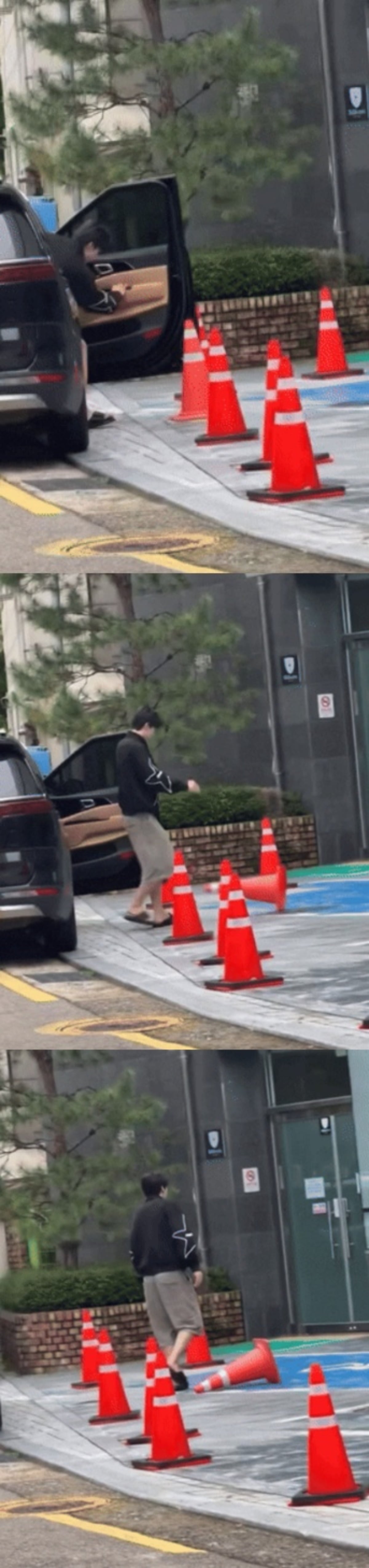 그룹 제로베이스원 박건욱이 팬 이벤트 조작 의혹에 사과한 이후 인성 논란에도 휩싸였다./사진=SNS 갈무리