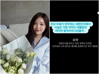 '하트시그널' 김지민, 계엄 옹호 구설→"우리엄마 김치녀 ㅎㅇ" 충격적인 발언 도마 위