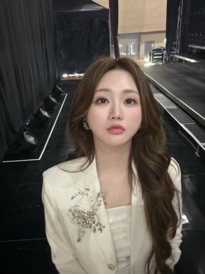 '31세' 홍지윤, 작은 얼굴에 큼직한 이목구비 '꽉꽉'…실물 바비인형 강림했네