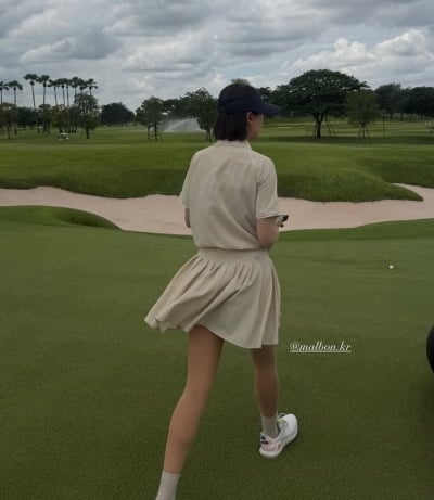 고원희, '2년만에 파경' 하더니 더 자유로워진 모습…필드에서 뽐낸 극세사 다리