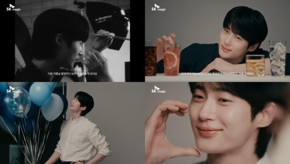 배우 변우석이 정수기 화보를 통해 청량한 비주얼을 선보였다/사진제공=SK인텔릭스
