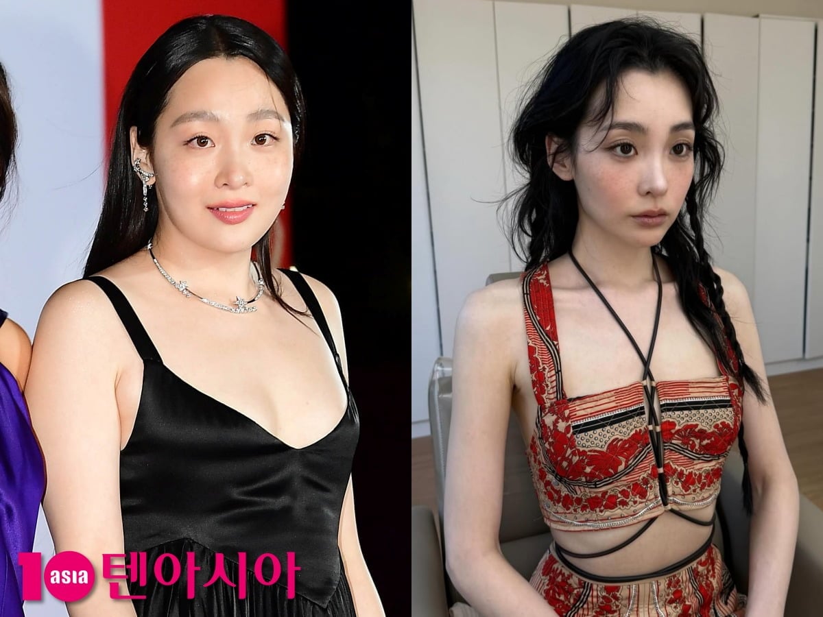 배우 김민하의 다이어트 전후 모습이 화제가 되고 있다. / 사진=텐아시아DB, 김민하 SNS