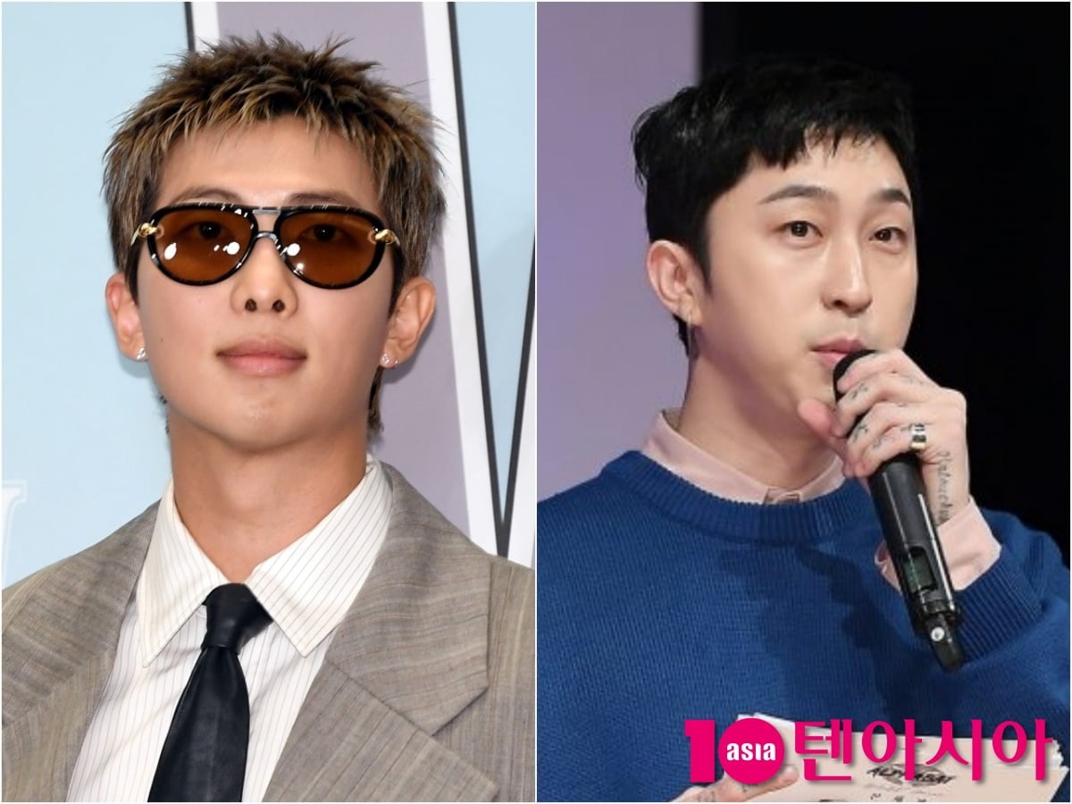 방탄소년단의 멤버 RM이 슬리피에게 거액의 축의금을 쾌척한 사연이 공개됐다. / 사진=텐아시아 DB