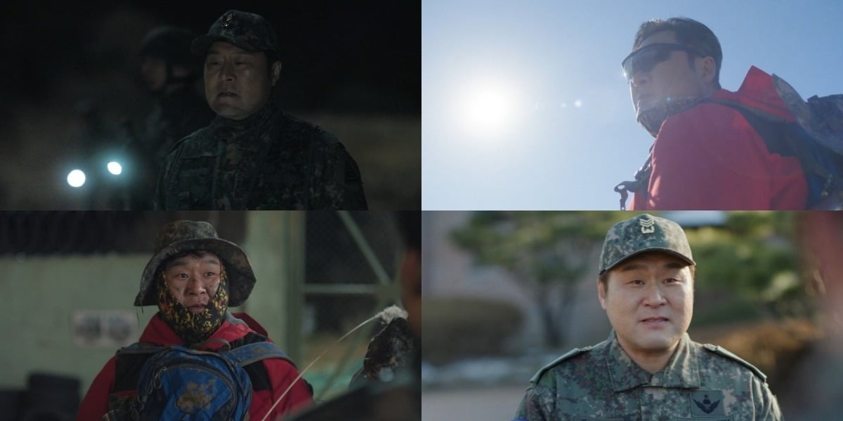 윤경호가 '취사병 전설이 되다'에서 인간미 넘치는 행정보급관으로 활약하고 있다.,/사진=티빙,tvN 방송화면 캡처