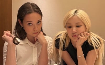 무슨 사이길래…블랙핑크 로제, 그래미 2관왕 美 유명 팝스타와 '빙수 데이트' 포착