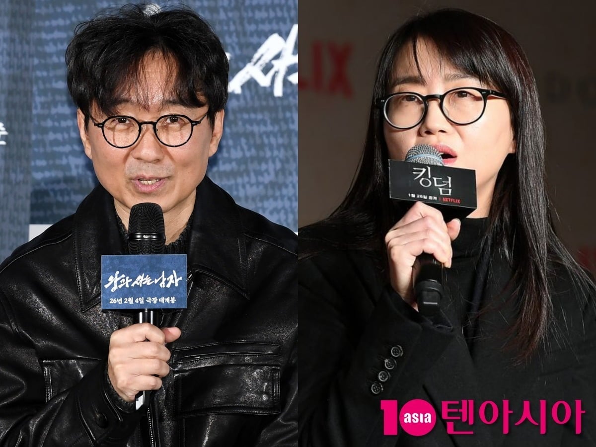 장항준 감독과 김은희 작가가 부부 케미를 뽐냈다. / 사진=텐아시아DB