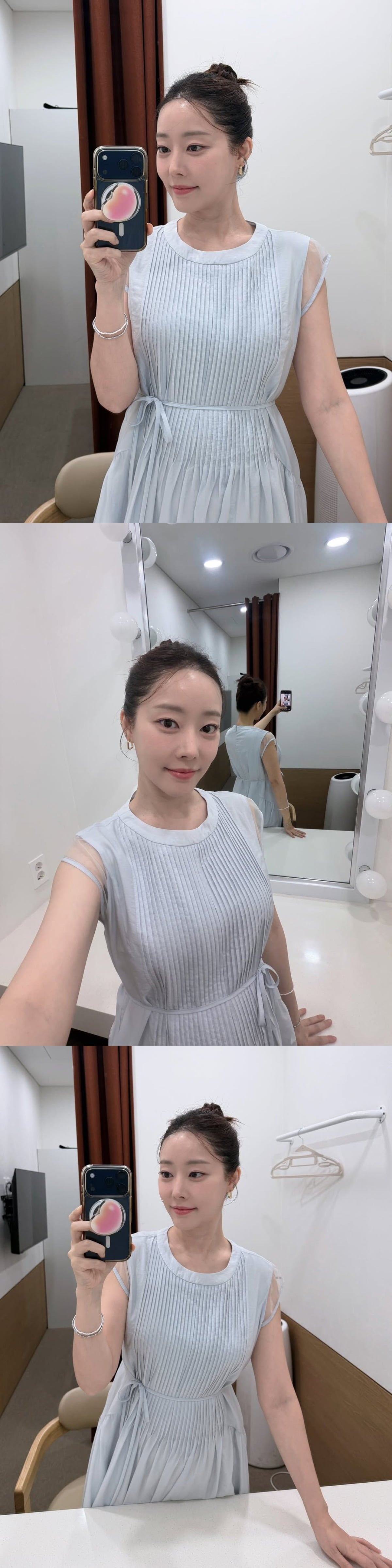 고우리가 임신 중 거울셀카를 공개했다. / 사진=고우리 SNS