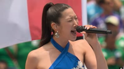 월드컵에 울려 퍼진 한국어…'케데헌' 이재 "넘어져도 난 다시 일어나"