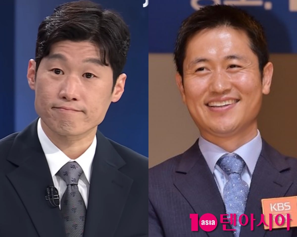 JTBC 해설 박지성, KBS 해설 이영표 / 사진=JTBC 공식 유튜브 캡처, 텐아시아DB