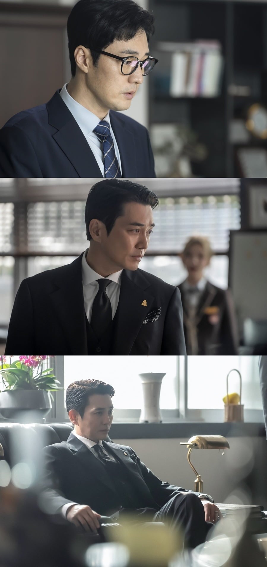 '김부장' 소지섭이 주상욱 앞에서 무릎을 꿇는 굴욕스러운 순간을 맞는다./사진제공=SBS