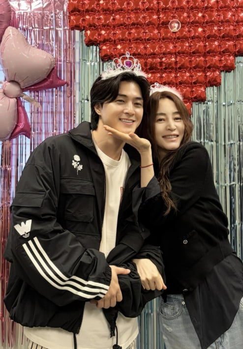 김지훈, 김혜수 / 사진 = 김혜수 SNS
