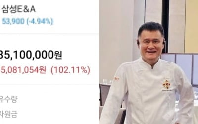 '중식대가' 여경래 형, 주식으로 2.4억 벌었다…"수익률 100%대 진입"