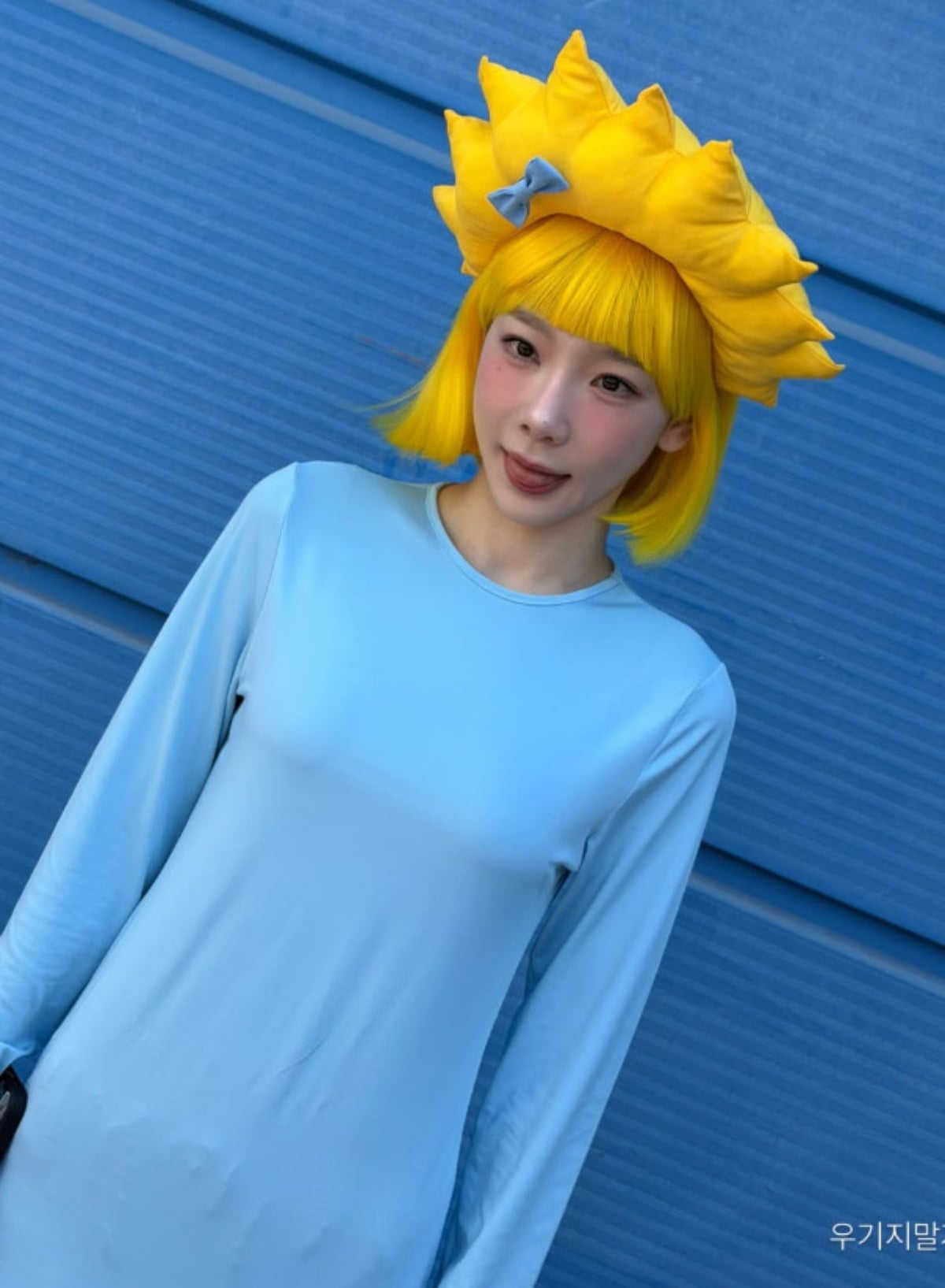 그룹 소녀시대 멤버 태연이 깜짝 분장했다. / 사진=태연 SNS