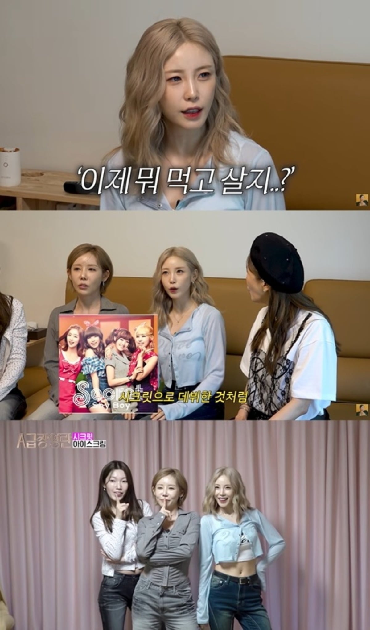 전효성이 12년 만에 시크릿으로 컴백한 근황부터 데뷔 비하인드, 새 멤버와의 인연까지 진솔한 이야기를 전했다./사진=장영란 유튜브 캡처