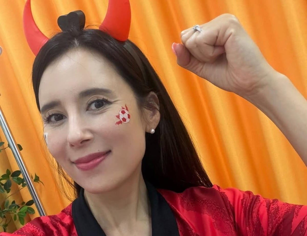 에바 포피엘이 대한민국 대표팀의 경기를 응원했다. / 사진=에바 포피엘 SNS