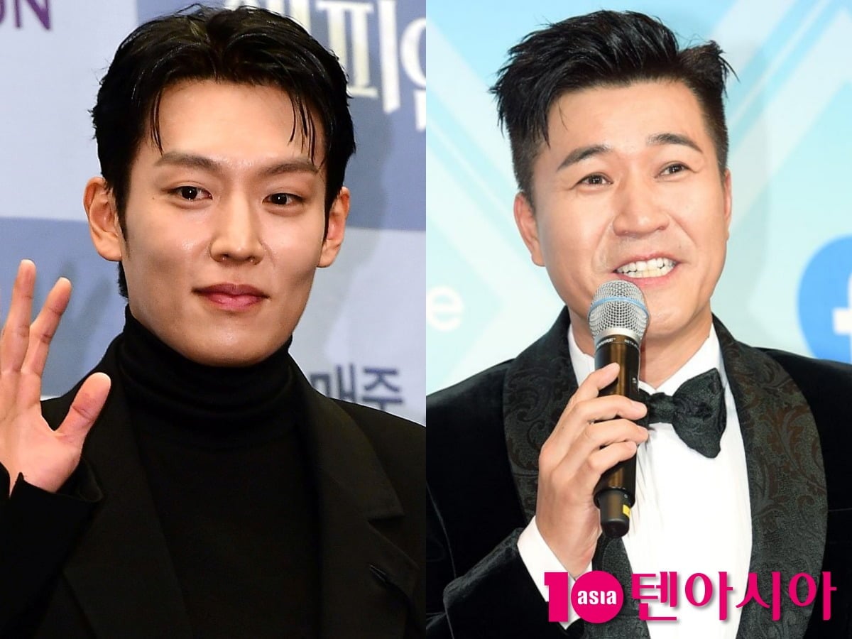 '1박 2일' 새 멤버가 된 이기택과 원년 멤버 김종민. / 사진=텐아시아DB