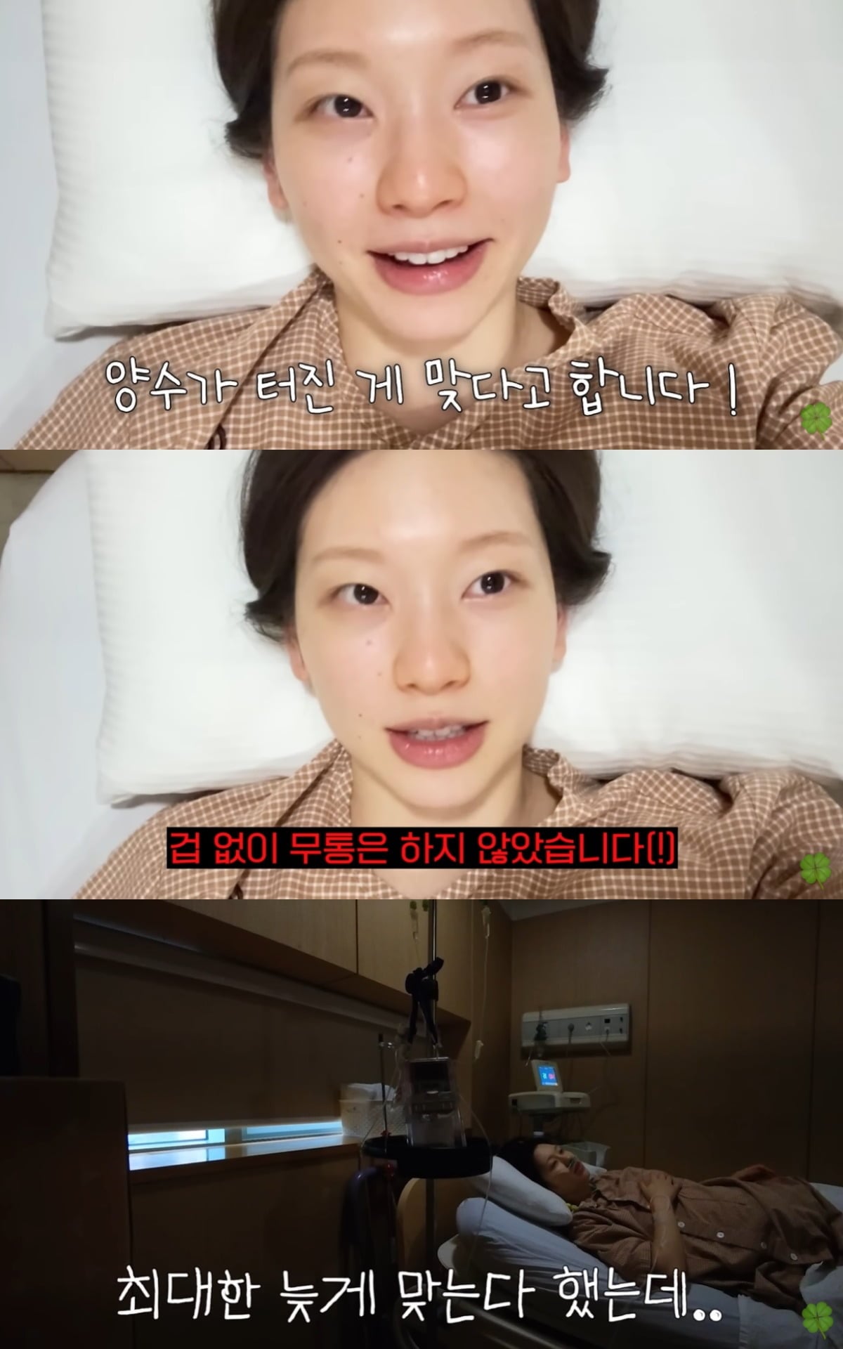 김진경의 출산기의 축구 팬들의 응원이 달리고 있다. / 사진='참진경' 유튜브 캡쳐
