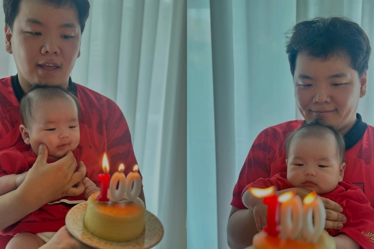 곽튜브가 아들의 생후 100일을 축하했다. / 사진=곽튜브 SNS