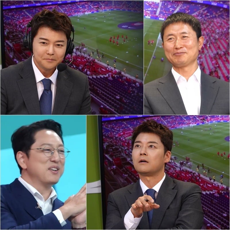 전현무가 생애 첫 축구 중계를 앞두고 강행군 중인 근황을 공개한다./사진제공=KBS2