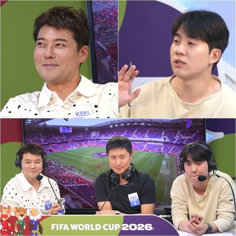 북중미 월드컵 캐스터에 도전 중인 전현무가 중계 연습 도중 자신감을 잃은 모습을 보였다./사진제공=KBS2