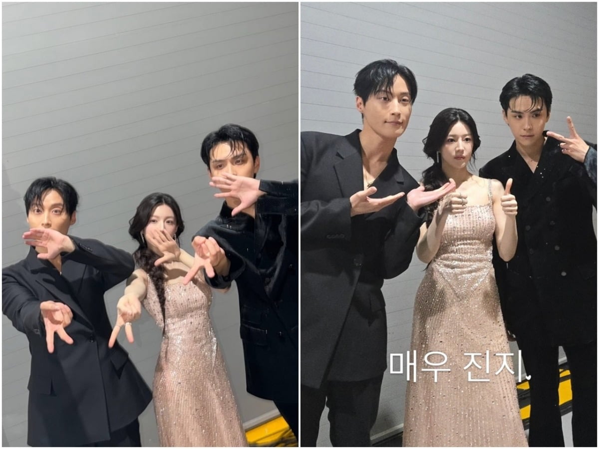 배우 허남준과 고윤정이 예상 밖 조합으로 팬들의 관심을 모았다./사진=김도훈 SNS