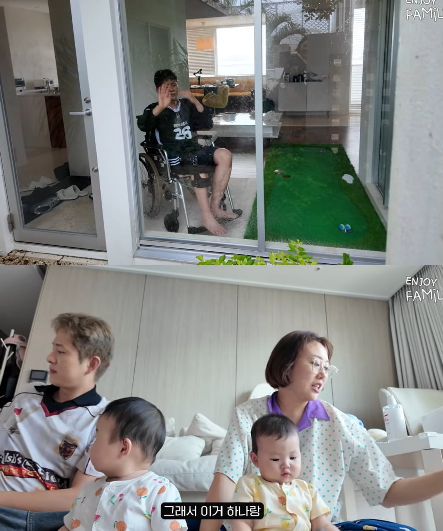임라라, ♥손민수 휠체어 밀었다…"쌍둥이 유모차 끌다가 무슨 일"