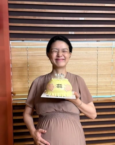 안영미, 둘째도 美서 낳나…출산 휴가 떠나자 또 '원정출산' 의혹