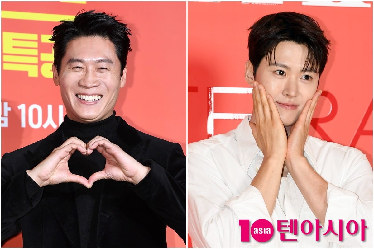배우 진선규와 공명이 취재진 앞에 섰다./텐아시아 DB