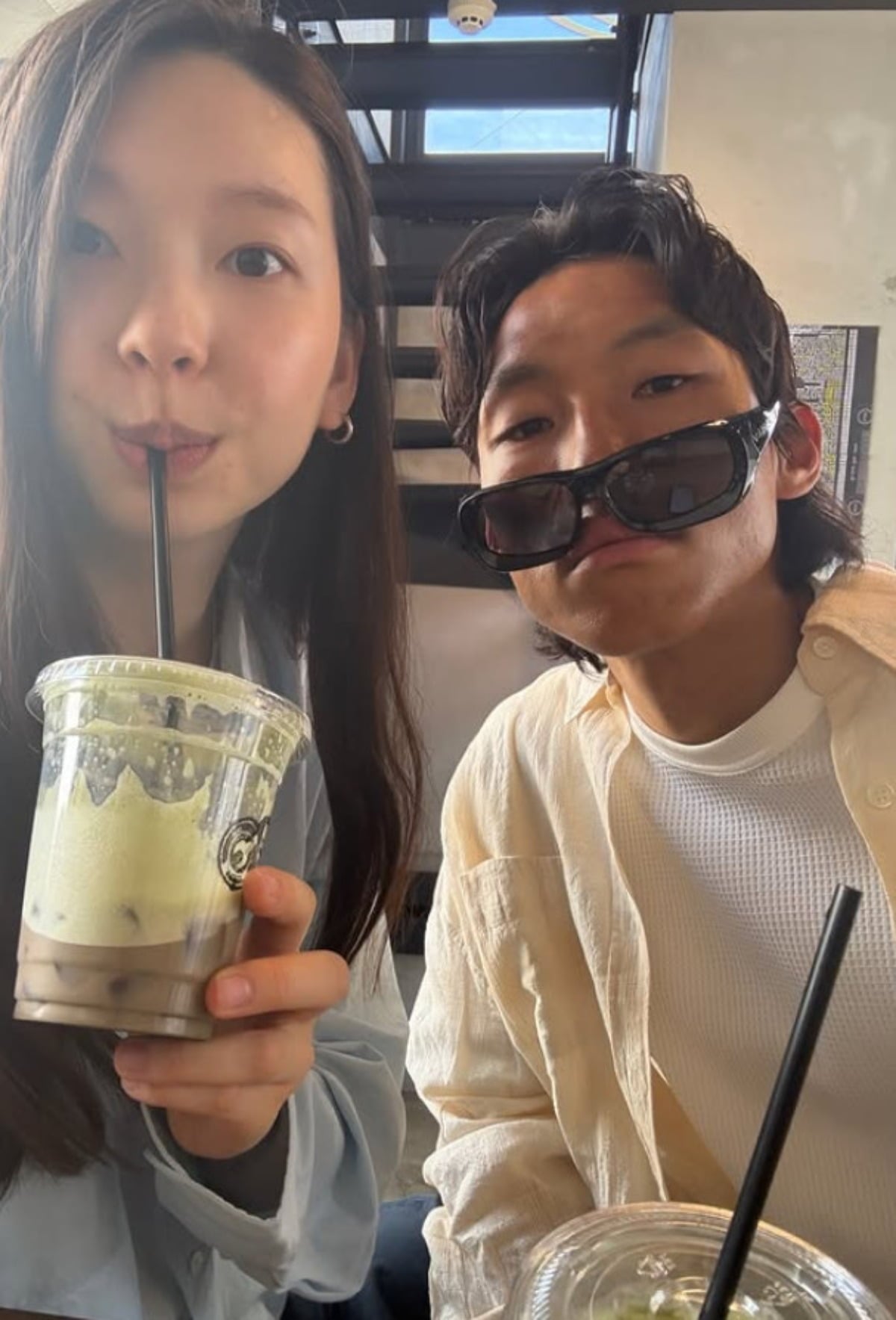모델 김진경이 남편이자 축구 국가대표 선수인 김승규과 데이트를 인증하고 있다. / 사진=김진경 SNS