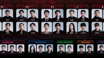 "이게 다 몇 명이야"…출연진만 20명, 역대 시즌 총출동한 韓 서바이벌 예능 ('피의게임X')