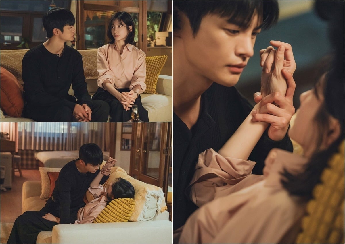 서인국, 박지현이 초밀착 눈맞춤을 한다./사진제공=tvN
