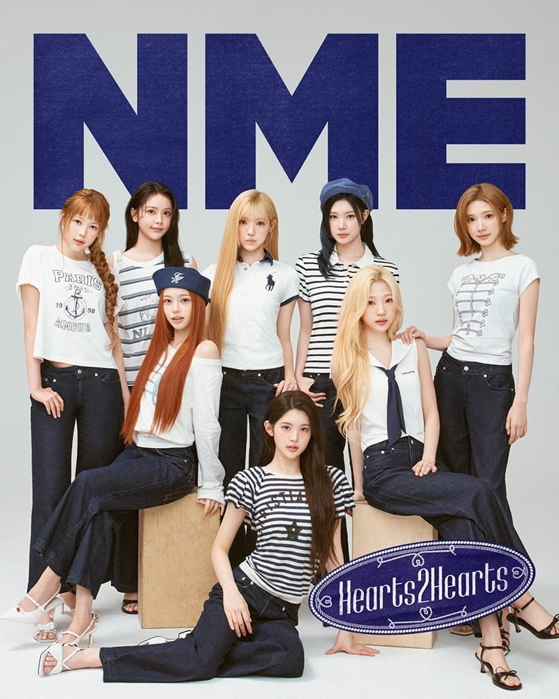 그룹 하츠투하츠의 NME 디지털 커버 이미지. / 사진제공=NME