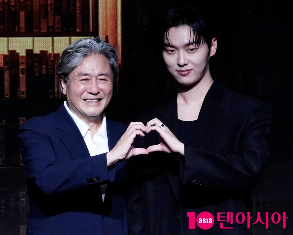 최민식, 최현욱이 '맨 끝줄 소년' 제작발표회에 참석했다. / 사진=텐아시아DB