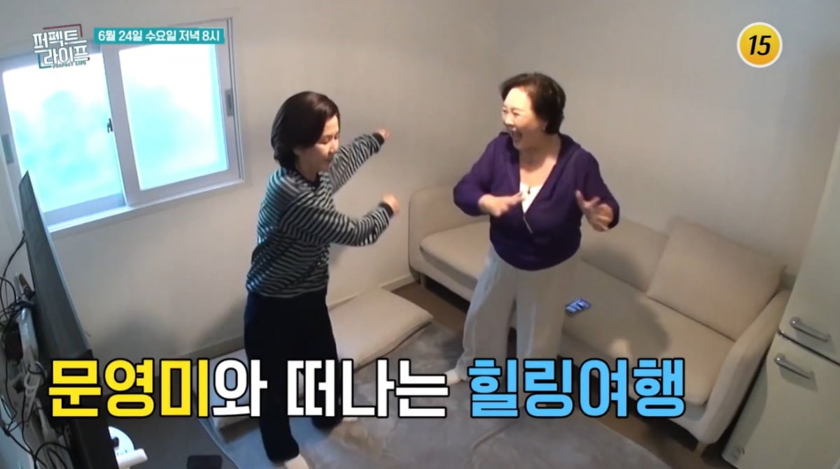 이성미가 문영미와 힐링 여행을 떠난다. / 사진='퍼펙트 라이프' 관련 영상 캡처