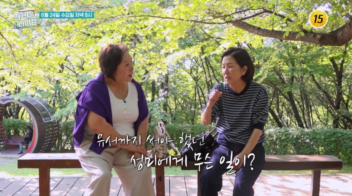 이성미가 힘들었던 시절을 떠올린다. / 사진='퍼펙트 라이프' 관련 영상 캡처