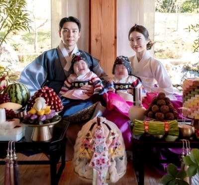 "엄마아빠 다 예뻐"…동료들도 호평 터진 레이디제인♥임현태 가족 사진