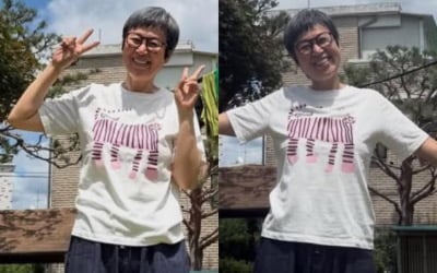 '암 투병' 박미선, 2년 만에 방송 복귀했다더니…확 달라진 '새치 가득' 비주얼