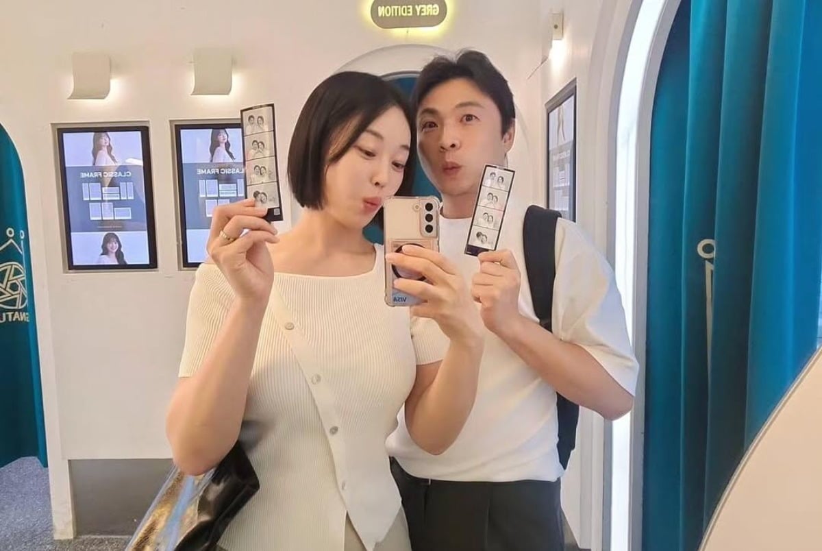 23기 옥순과 미스터 강이 1주년을 맞이했다. / 사진=23기 옥순 SNS