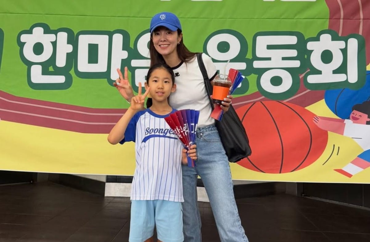 김성은이 딸 운동회에 참석한 근황을 전했다. / 사진=김성은 SNS