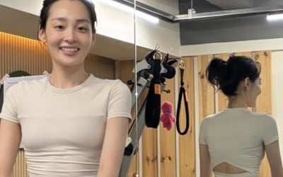 '9kg 감량' 김민하, 뼈말라인 줄 알았는데…칼각 기립근에 '깜짝'
